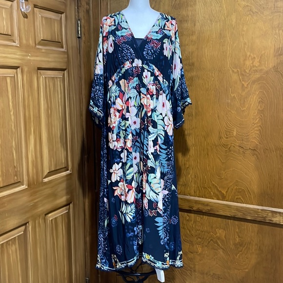 Johnny Was Dresses & Skirts - Johnny Was Plus Size Annia Dress With Slip Rayon - EUC